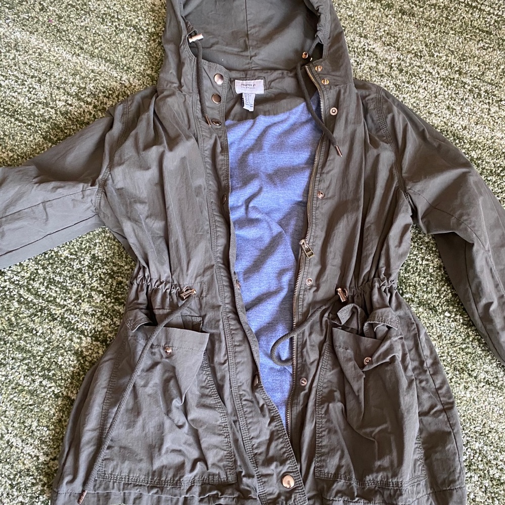 forever 21 green jacket